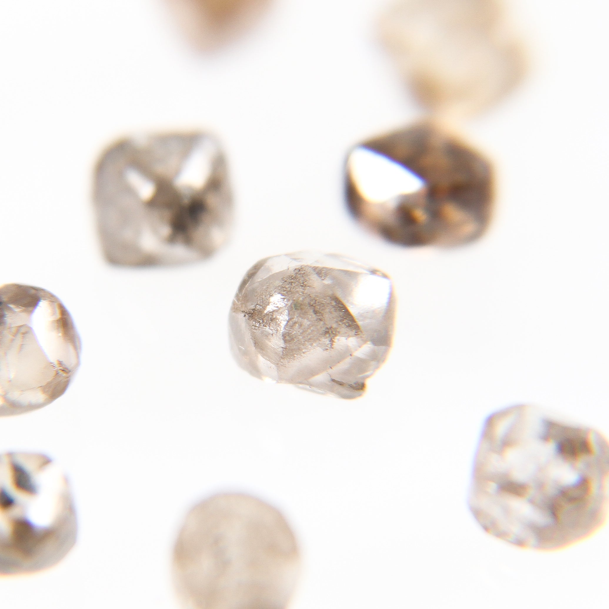 Rough Polished Diamonds